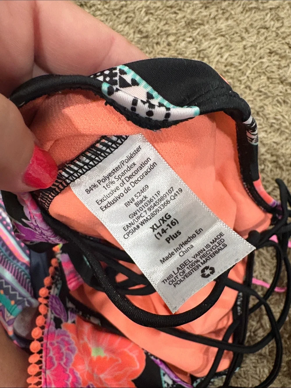 Girls 14/16 One Piece Swimsuit Bundle